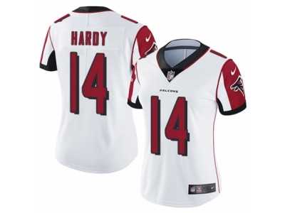 Women's Nike Atlanta Falcons #14 Justin Hardy Vapor Untouchable Limited White NFL Jersey