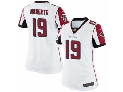 Women's Nike Atlanta Falcons #19 Andre Roberts Limited White NFL Jersey