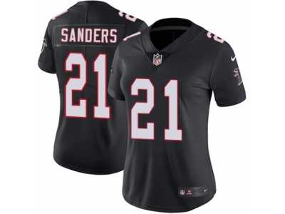 Women's Nike Atlanta Falcons #21 Deion Sanders Vapor Untouchable Limited Black Alternate NFL Jersey