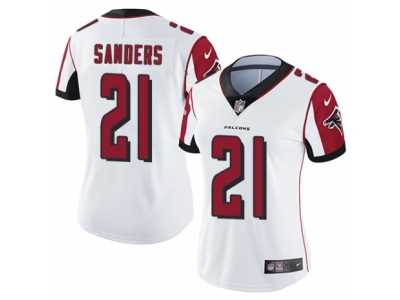 Women's Nike Atlanta Falcons #21 Deion Sanders Vapor Untouchable Limited White NFL Jersey
