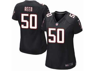 Women's Nike Atlanta Falcons #50 Brooks Reed Limited Black Alternate NFL Jersey