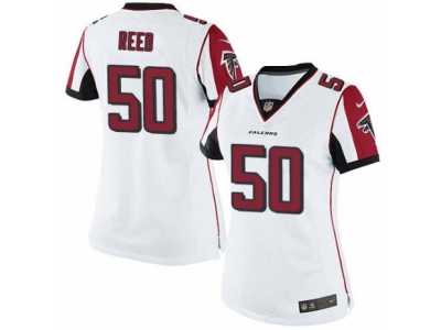 Women's Nike Atlanta Falcons #50 Brooks Reed Limited White NFL Jersey