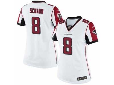Women's Nike Atlanta Falcons #8 Matt Schaub Limited White NFL Jersey