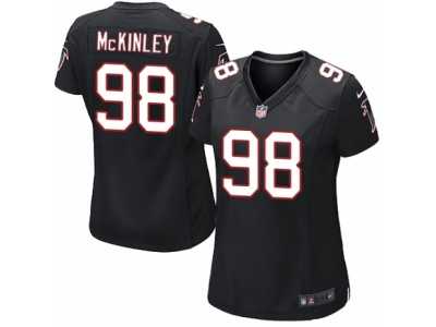 Women's Nike Atlanta Falcons #98 Takkarist McKinley Limited Black Alternate NFL Jersey