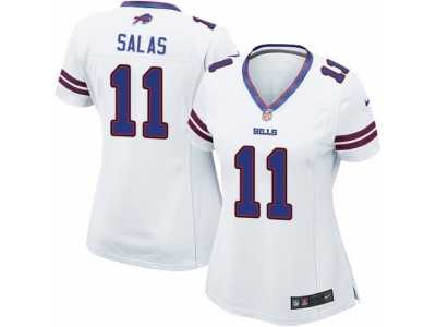 Women's Nike Buffalo Bills #11 Greg Salas Limited White NFL Jersey
