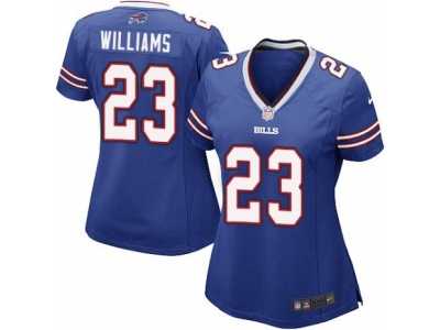Women's Nike Buffalo Bills #23 Aaron Williams Royal Blue Team Color NFL Jersey