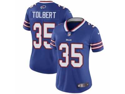 Women's Nike Buffalo Bills #35 Mike Tolbert Vapor Untouchable Limited Royal Blue Team Color NFL Jersey