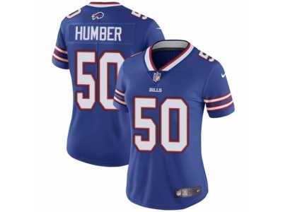 Women's Nike Buffalo Bills #50 Ramon Humber Vapor Untouchable Limited Royal Blue Team Color NFL Jersey