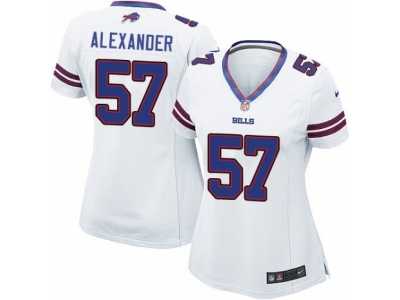 Women's Nike Buffalo Bills #57 Lorenzo Alexander Limited White NFL Jersey