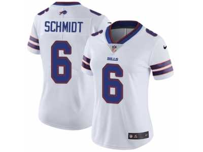 Women's Nike Buffalo Bills #6 Colton Schmidt Vapor Untouchable Limited White NFL Jersey