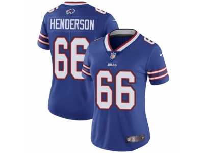 Women's Nike Buffalo Bills #66 Seantrel Henderson Vapor Untouchable Limited Royal Blue Team Color NFL Jersey