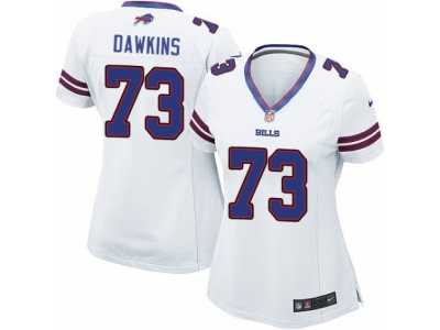 Women's Nike Buffalo Bills #73 Dion Dawkins Limited White NFL Jersey