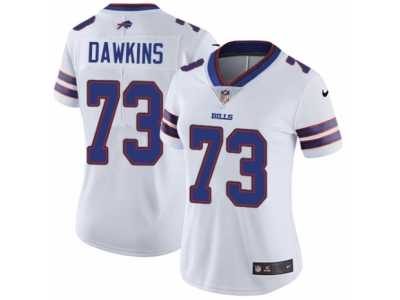 Women's Nike Buffalo Bills #73 Dion Dawkins Vapor Untouchable Limited White NFL Jersey