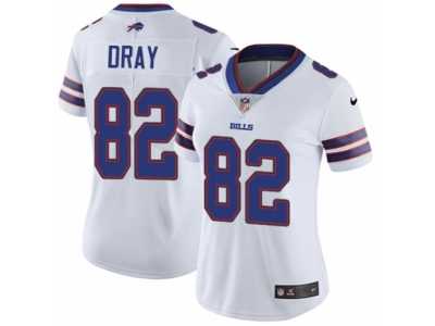 Women's Nike Buffalo Bills #82 Jim Dray Vapor Untouchable Limited White NFL Jersey