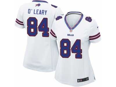 Women's Nike Buffalo Bills #84 Nick O'Leary Limited White NFL Jersey