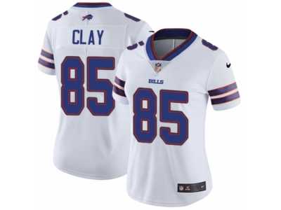 Women's Nike Buffalo Bills #85 Charles Clay Vapor Untouchable Limited White NFL Jersey