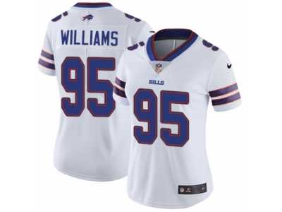 Women's Nike Buffalo Bills #95 Kyle Williams Vapor Untouchable Limited White NFL Jersey