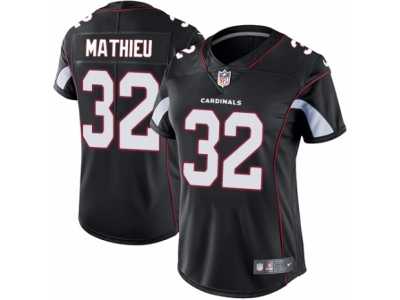 Women's Nike Arizona Cardinals #32 Tyrann Mathieu Vapor Untouchable Limited Black Alternate NFL Jersey