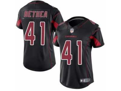 Women's Nike Arizona Cardinals #41 Antoine Bethea Limited Black Rush NFL Jersey