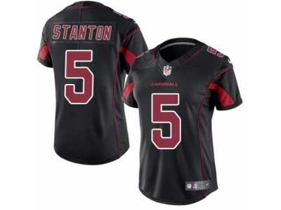 Women's Nike Arizona Cardinals #5 Drew Stanton Limited Black Rush NFL Jersey