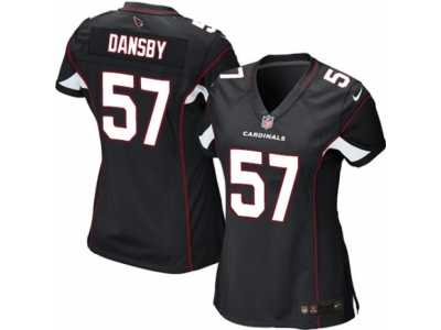 Women's Nike Arizona Cardinals #57 Karlos Dansby Limited Black Alternate NFL Jersey