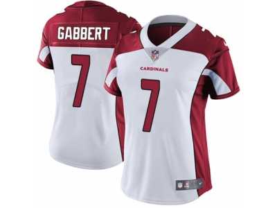 Women's Nike Arizona Cardinals #7 Blaine Gabbert White Vapor Untouchable Limited Player NFL Jersey