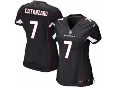 Women's Nike Arizona Cardinals #7 Chandler Catanzaro Limited Black Alternate NFL Jersey
