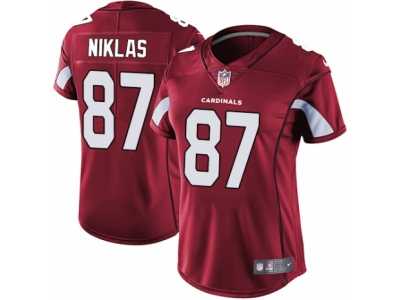 Women's Nike Arizona Cardinals #87 Troy Niklas Vapor Untouchable Limited Red Team Color NFL Jersey