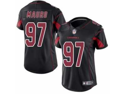 Women's Nike Arizona Cardinals #97 Josh Mauro Limited Black Rush NFL Jersey