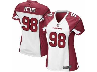 Women's Nike Arizona Cardinals #98 Corey Peters Limited White NFL Jersey
