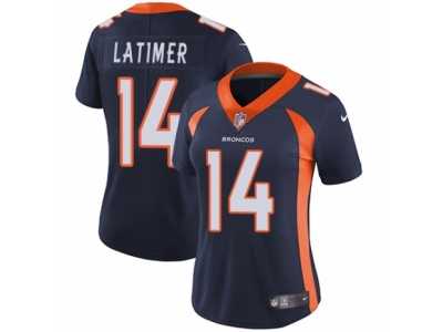 Women's Nike Denver Broncos #14 Cody Latimer Vapor Untouchable Limited Navy Blue Alternate NFL Jersey