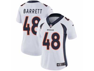 Women's Nike Denver Broncos #48 Shaquil Barrett Vapor Untouchable Limited White NFL Jersey