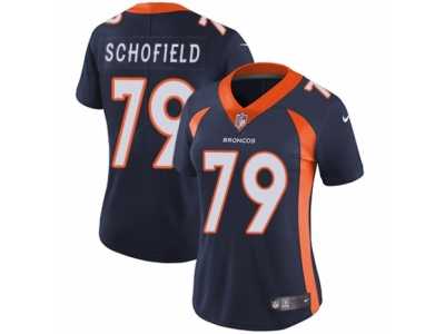 Women's Nike Denver Broncos #79 Michael Schofield Vapor Untouchable Limited Navy Blue Alternate NFL Jersey