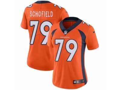Women's Nike Denver Broncos #79 Michael Schofield Vapor Untouchable Limited Orange Team Color NFL Jersey