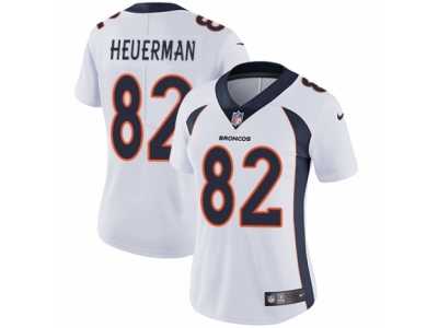 Women's Nike Denver Broncos #82 Jeff Heuerman Vapor Untouchable Limited White NFL Jersey