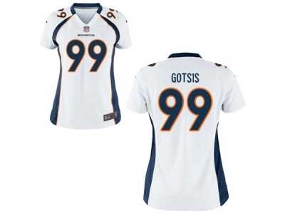 Women's Nike Denver Broncos #99 Adam Gotsis White NFL Jersey