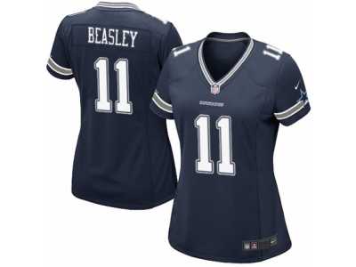 Women's Nike Dallas Cowboys #11 Cole Beasley Game Navy Blue Team Color NFL Jersey