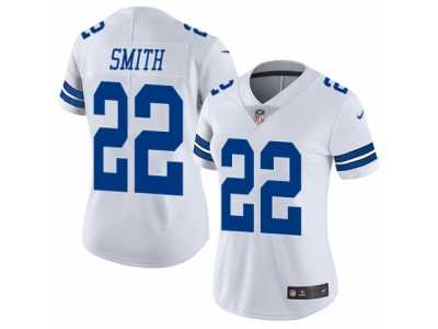 Women's Nike Dallas Cowboys #22 Emmitt Smith Vapor Untouchable Limited White NFL Jersey