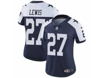 Women's Nike Dallas Cowboys #27 Jourdan Lewis Vapor Untouchable Limited Navy Blue Throwback Alternate NFL Jersey
