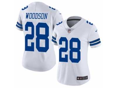 Women's Nike Dallas Cowboys #28 Darren Woodson Vapor Untouchable Limited White NFL Jersey