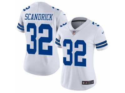 Women's Nike Dallas Cowboys #32 Orlando Scandrick Vapor Untouchable Limited White NFL Jersey
