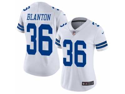 Women's Nike Dallas Cowboys #36 Robert Blanton Vapor Untouchable Limited White NFL Jersey