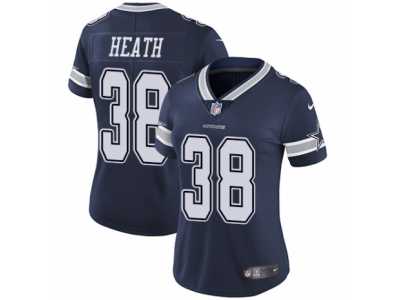 Women's Nike Dallas Cowboys #38 Jeff Heath Vapor Untouchable Limited Navy Blue Team Color NFL Jersey