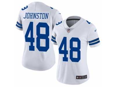 Women's Nike Dallas Cowboys #48 Daryl Johnston Vapor Untouchable Limited White NFL Jersey