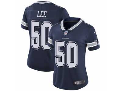 Women's Nike Dallas Cowboys #50 Sean Lee Vapor Untouchable Limited Navy Blue Team Color NFL Jersey