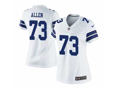 Women's Nike Dallas Cowboys #73 Larry Allen White Stitched NFL Elite jersey