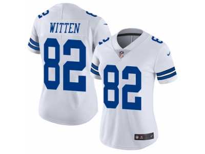 Women's Nike Dallas Cowboys #82 Jason Witten Vapor Untouchable Limited White NFL Jersey