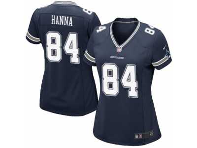 Women's Nike Dallas Cowboys #84 James Hanna Game Navy Blue Team Color NFL Jersey