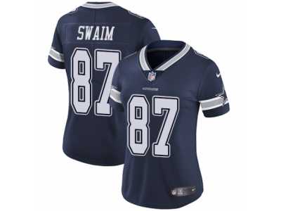 Women's Nike Dallas Cowboys #87 Geoff Swaim Vapor Untouchable Limited Navy Blue Team Color NFL Jersey