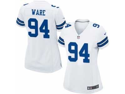 Women's Nike Dallas Cowboys #94 DeMarcus Ware Game White NFL Jersey